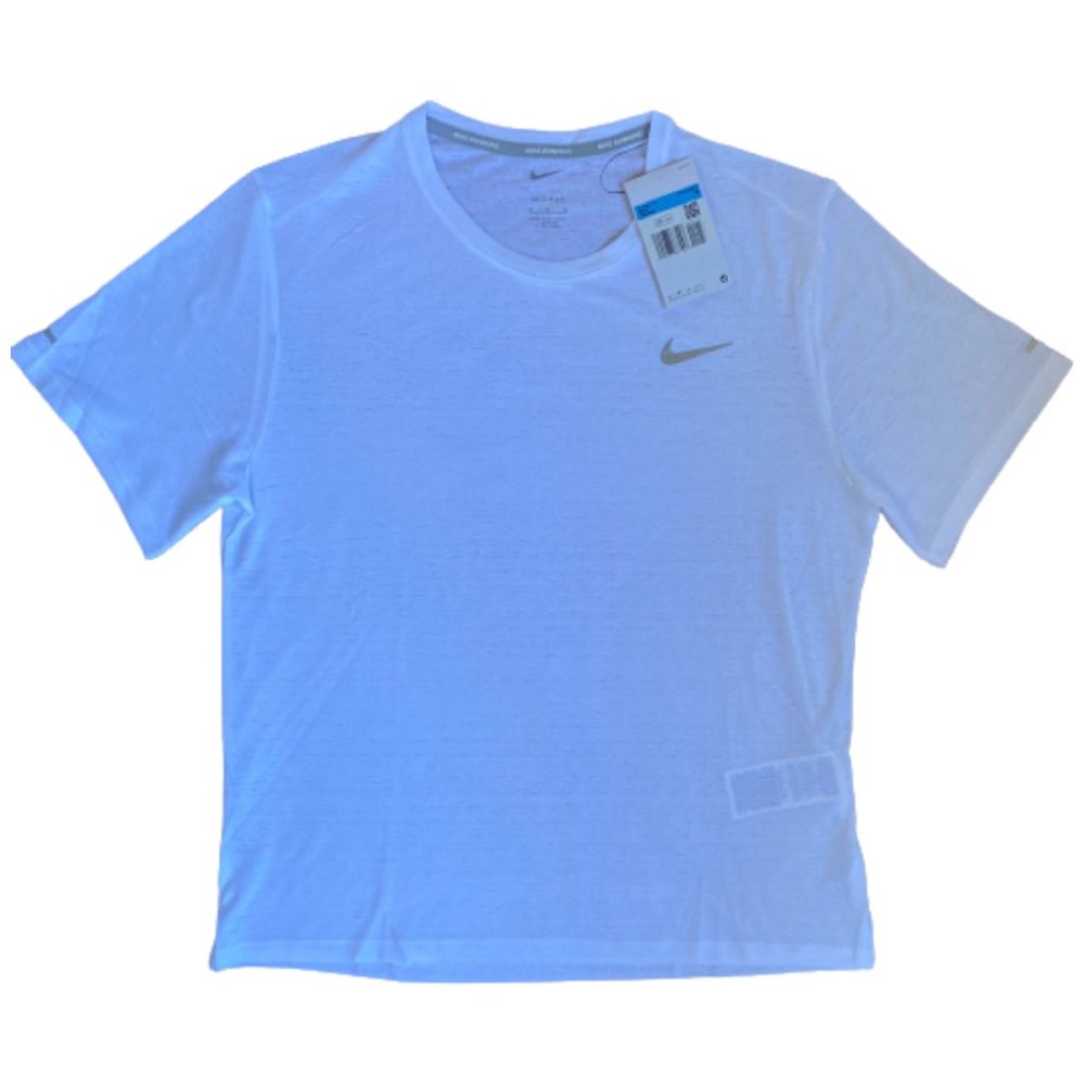 NWT Nike Dri-FIT Miler Men's Running T-Shirt White Size S, M